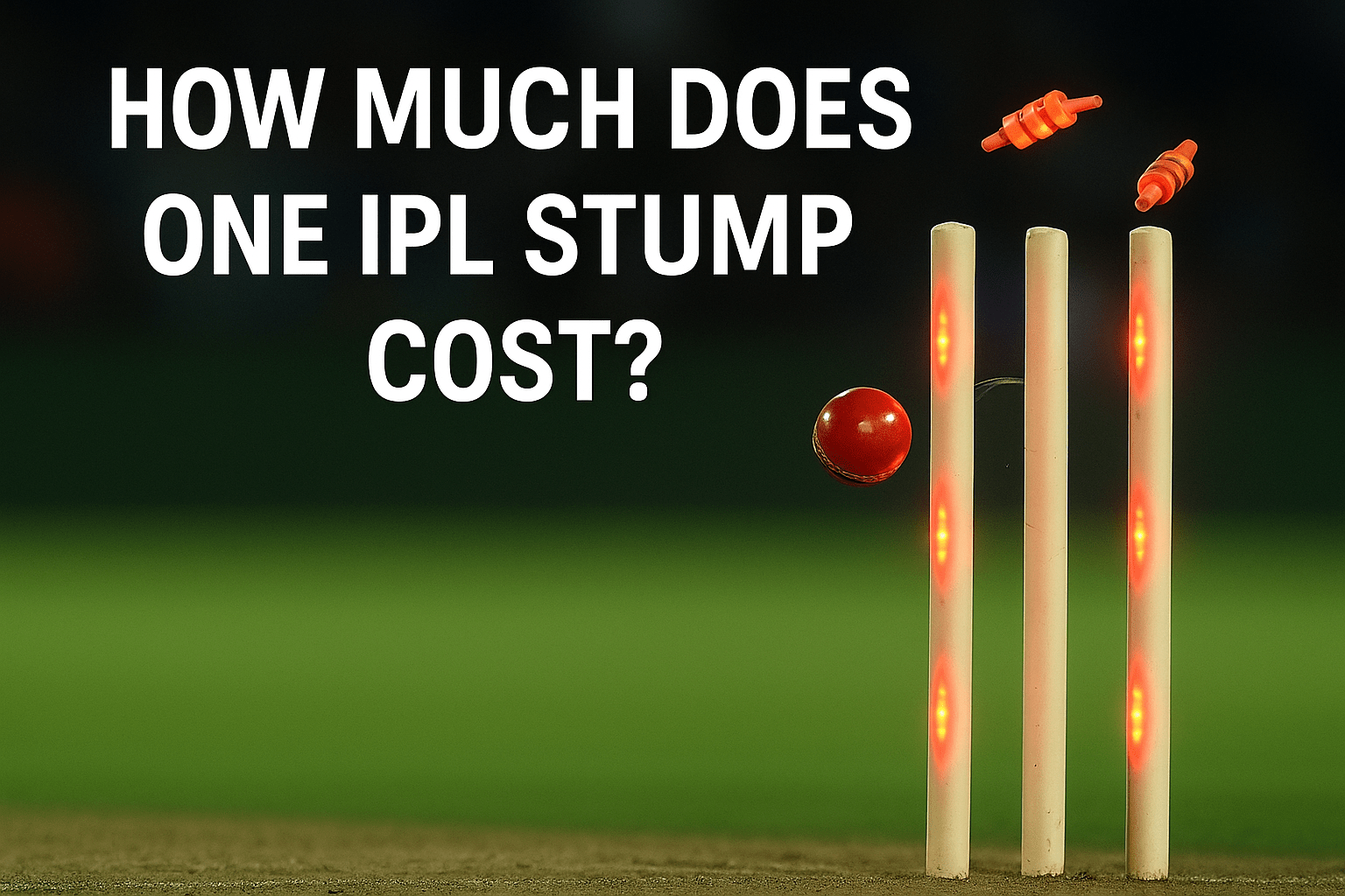How Much Does One IPL Stump Cost?