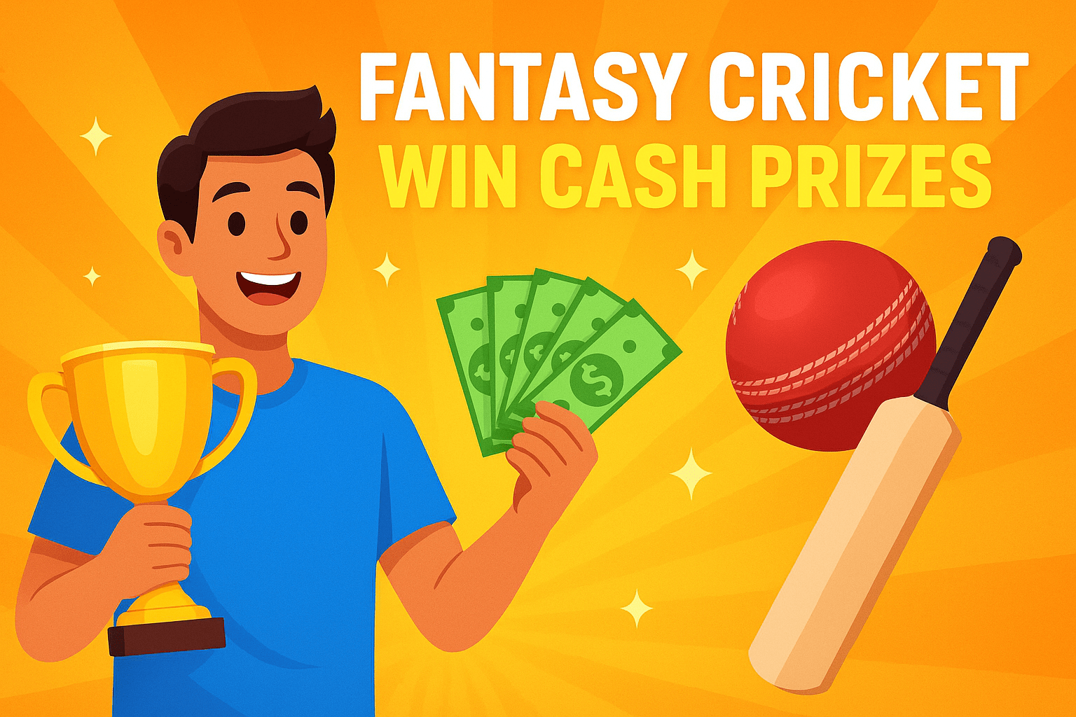Fantasy Cricket and win cash prizes regularly. Discover how to improve your skills and earn more in every match.