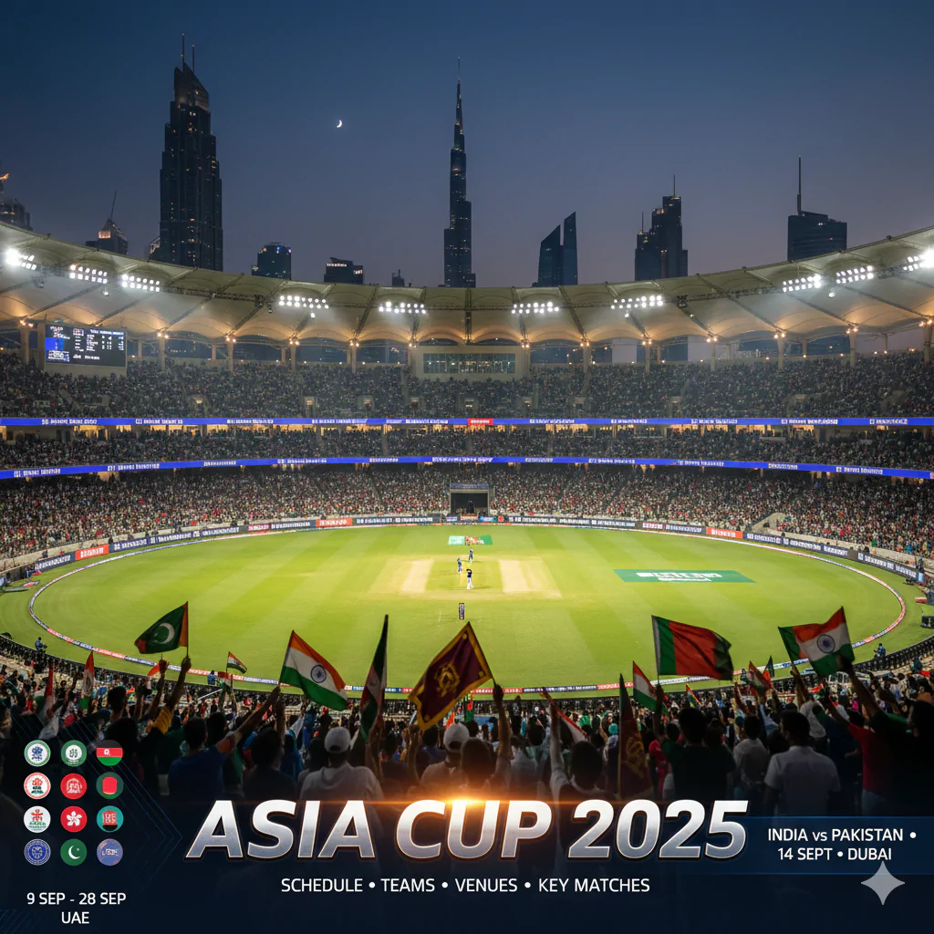 Asia Cup 2025: Schedule, Teams, Venues, and Everything You Need to Know